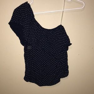 american eagle one shoulder top